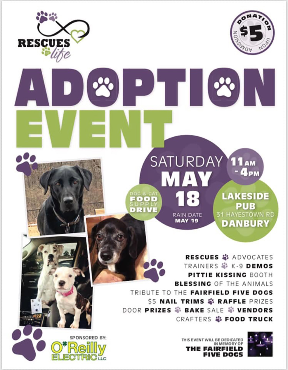 Rescues For Life Adoption Event Danbury Animal Welfare Society